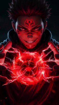 sukuna crimson dominion live wallpaper