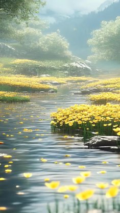 forest creek live wallpaper