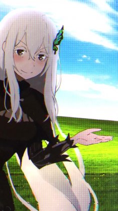 echidna the re:zero - windows xp live wallpaper