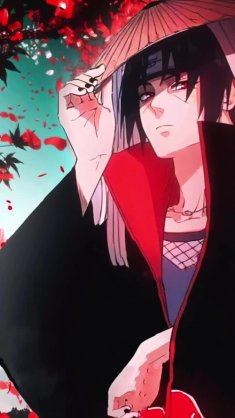 itachi uchiha in autumn live wallpaper