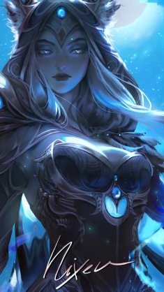 xayah moonlit - lol live wallpaper