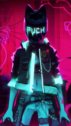 biker huffy (cyberpunk 2077) live wallpaper