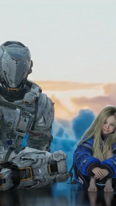 pragmata quiet horizon live wallpaper