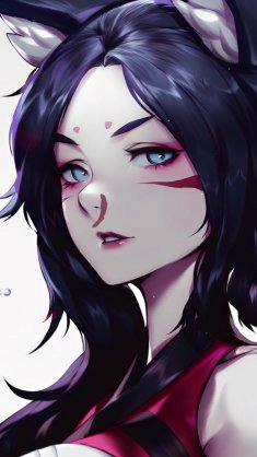 ahri mask (league of legends) live wallpaper