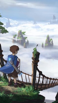 bridge to cloud temple live wallpaper