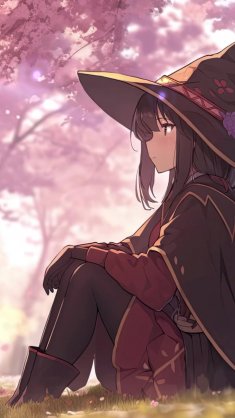 megumin spring witch live wallpaper