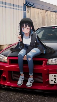 skyline r34 trackside meet live wallpaper