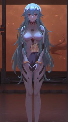 rei ayanami synthetic soul live wallpaper