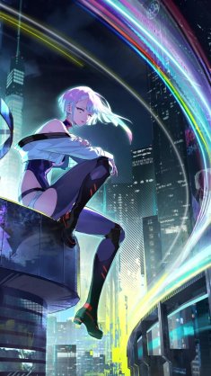 lucy - digital city runner live wallpaper
