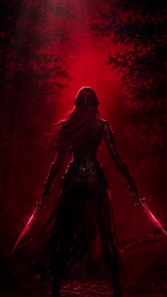 queen of crimson night live wallpaper