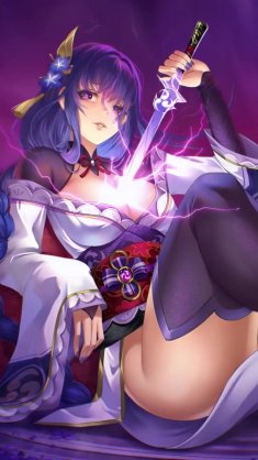 raiden shogun thunder empress live wallpaper