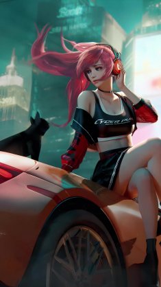 night drive frequency live wallpaper