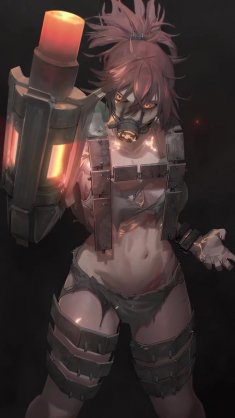 anime-style husk - killing floor live wallpaper