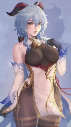 ganyu moonlit grace live wallpaper
