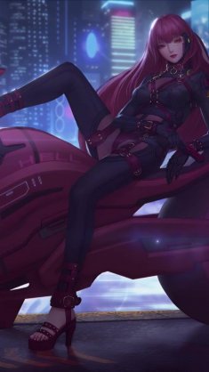 cyber streets reign live wallpaper
