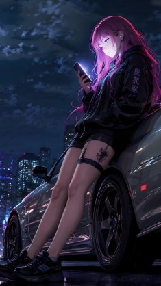 midnight skyline live wallpaper