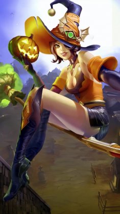 bewitching evie (paladins) live wallpaper