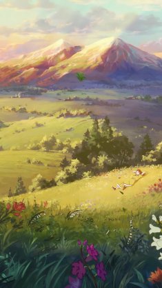 the valley of a thousand flowers live wallpaper