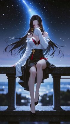 boa hancock beneath the stars live wallpaper