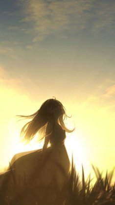 beneath the golden sky live wallpaper