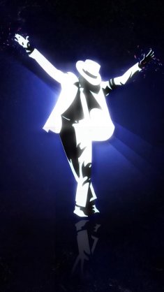 michael jackson - neon moonwalk live wallpaper