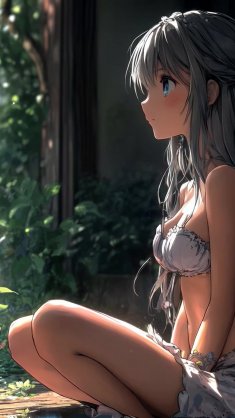 serene anime girl live wallpaper