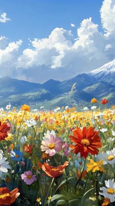 spring meadow live wallpaper