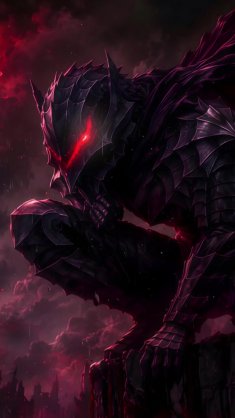crimson eclipse knight guts live wallpaper