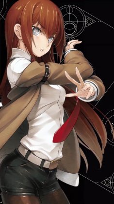 kurisu makise - steins gate live wallpaper