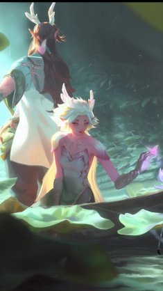 elf of the lotus lake live wallpaper