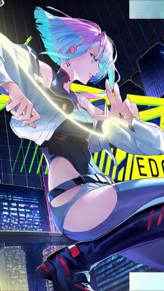neon pulse lucy live wallpaper