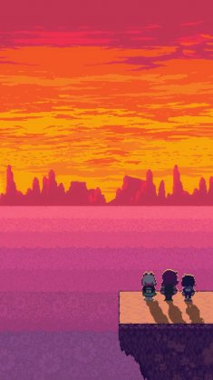 sunset of the seven suns - deltarune live wallpaper