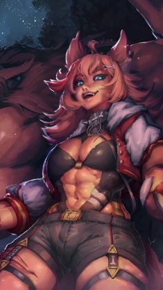 buffpup and werewolf live wallpaper
