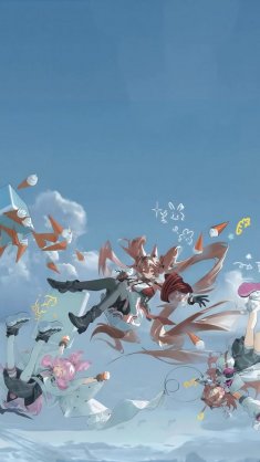 until the land becomes an orange (arknights) live wallpaper