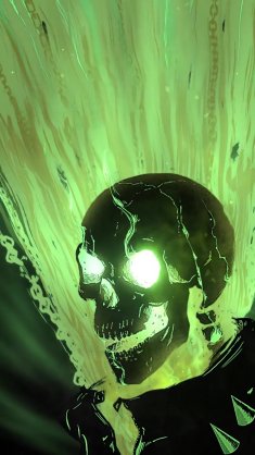 ghost rider skull live wallpaper