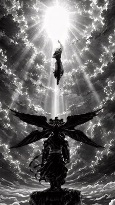 celestial battle gojo vs mahoraga live wallpaper