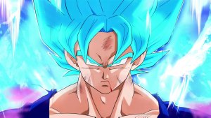 Angry Blue Goku (Dragon Ball) live wallpaper