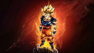 Super Saiyan Goku (Dragon Ball) live wallpaper