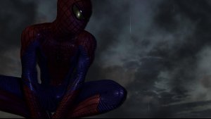 Spiderman A Hero For Our Time Under The Rain live wallpaper