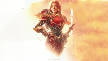 pride of silvermoon - blood elf paladin live wallpaper