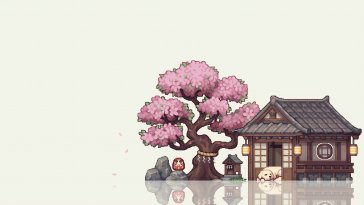 sakura house live wallpaper