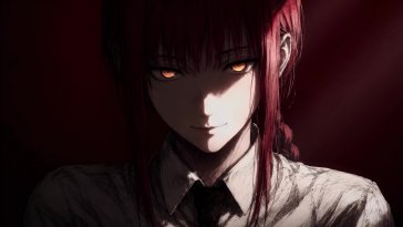 makima devilish gaze live wallpaper