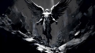 dark angel rising live wallpaper