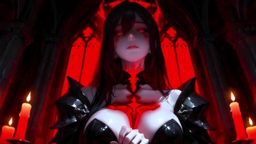 crimson demon queen live wallpaper