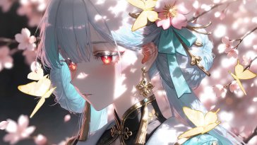 jinhsi butterfly blossom live wallpaper