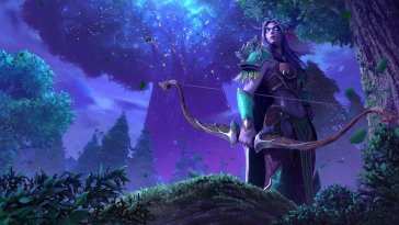 night elf archer live wallpaper