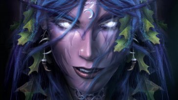 tyrande whisperwind – warcraft live wallpaper