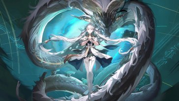 jinhsi dragon’s grace live wallpaper
