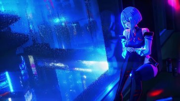 lucy cyberpunk solitude live wallpaper