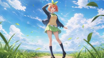 nakano yotsuba (5toubun no hanayome) live wallpaper